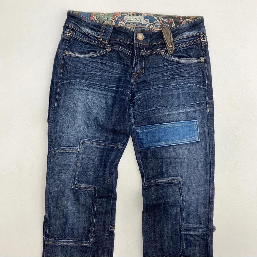 Vigoss Gold Straight Leg Jeans Womens Size 9/10